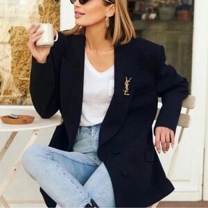 Saint Laurent Brooch